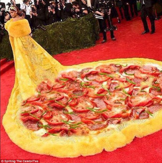 Tal vez una 'pizza Rihanna'.