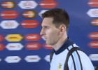 El mal perder de Messi: no se paró a atender a los medios