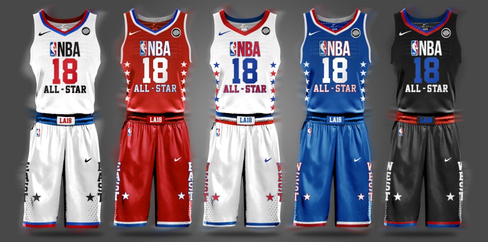 Así podrían ser los uniformes de la NBA de la próxima temporada 