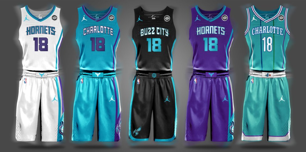camiseta hornets 2018