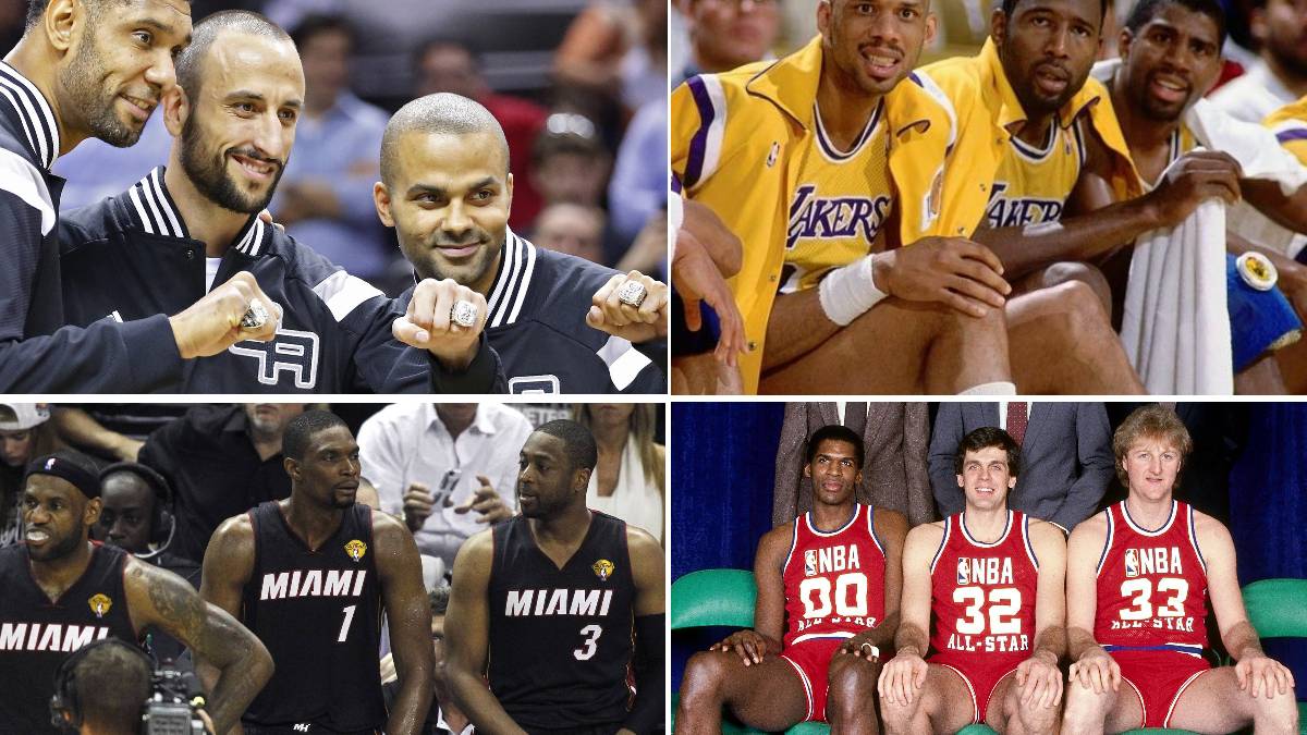 Spurs, Celtics, Lakers... ¿Cuál es el mejor big three de la historia? -  AS.com