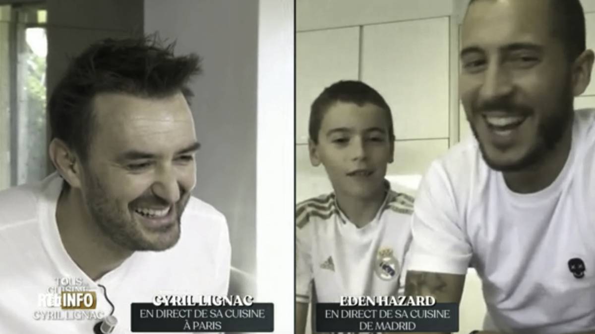 El troleo épico de sus hijos a Hazard en pleno directo en TV - AS.com
