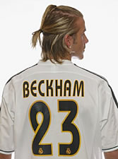 camiseta de beckham
