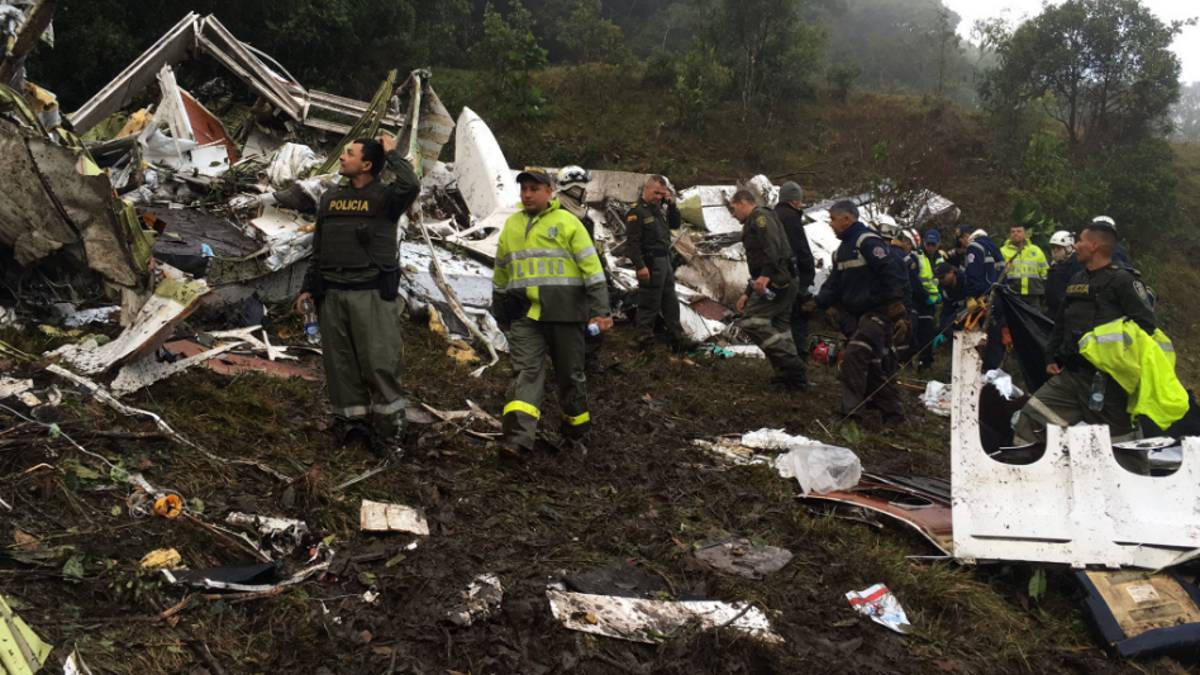 Accidente El Avion Del Chapecoense Se Estrella En Colombia 6 Supervivientes Y 71 Muertos As Com