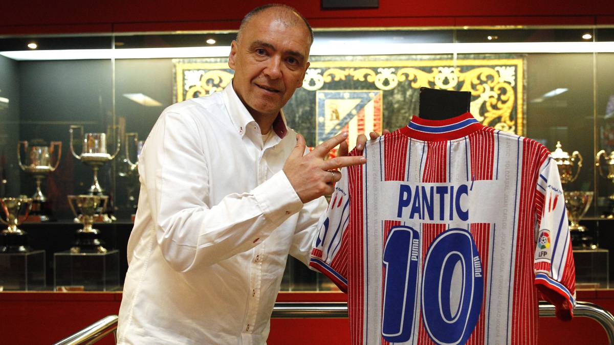 Milinko Pantić Atletico Madrid jersey