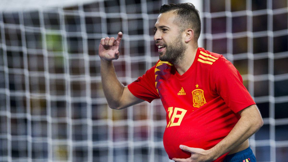 Jordi Alba: "Hoy he vuelto a disfrutar de Selección..." - AS.com