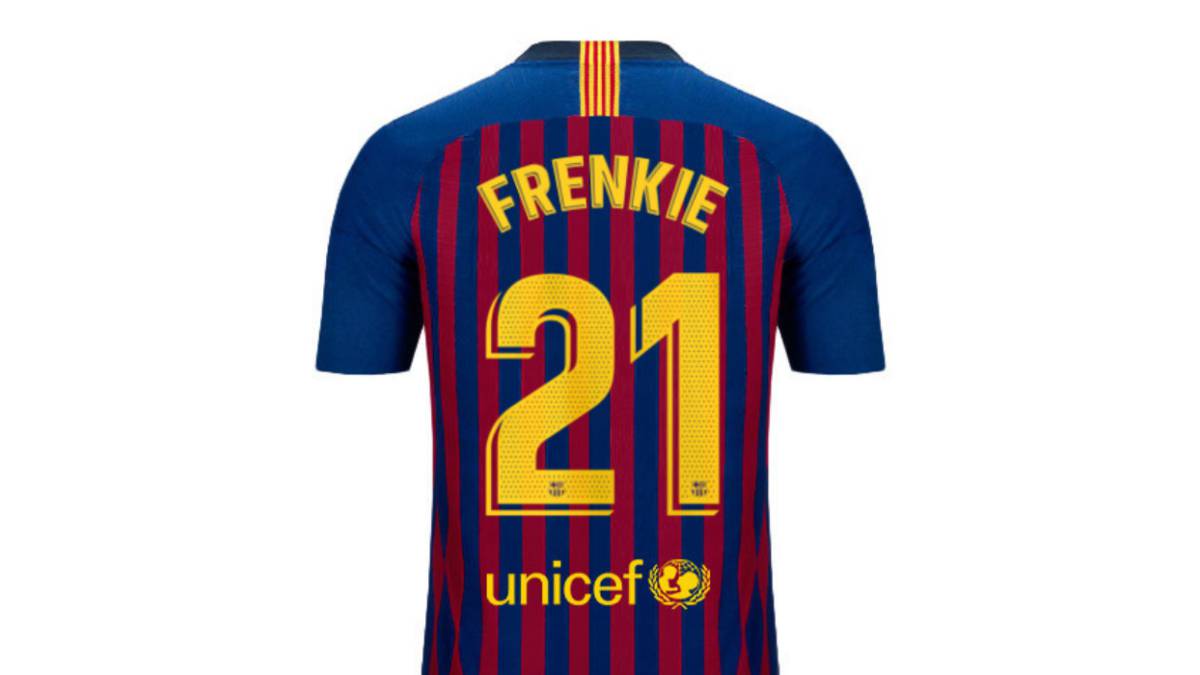 camiseta frenkie de jong
