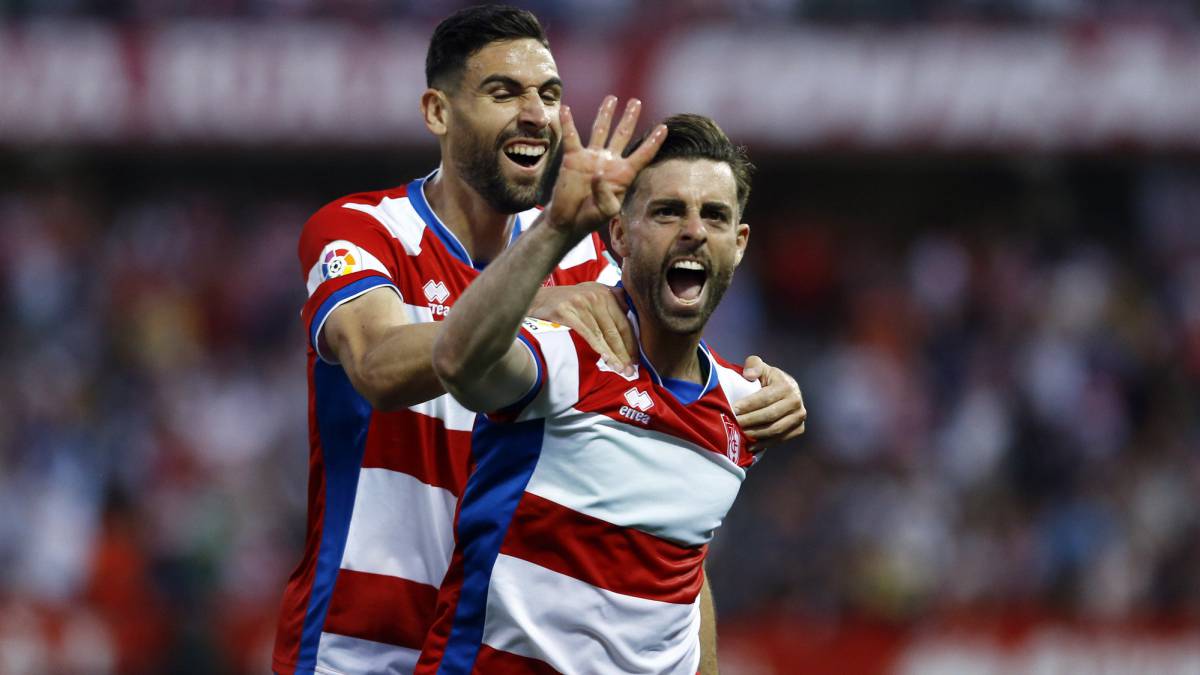 Victoria del Granada que le acerca al sueño de primera y del Albacete que impide que Osasuna celebre el ascenso. Victoria del Granada que le acerca al sueño de primera y del Albacete que impide que Osasuna celebre el ascenso.