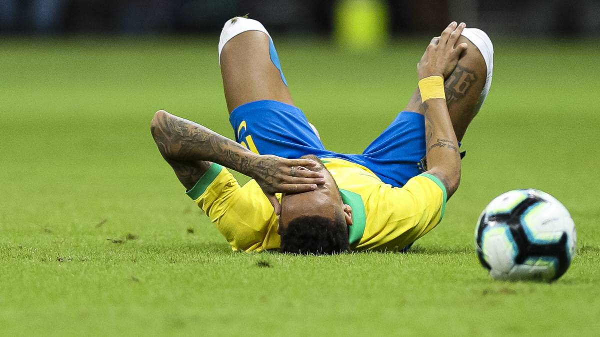 Resultado de imagen para neymar lesion