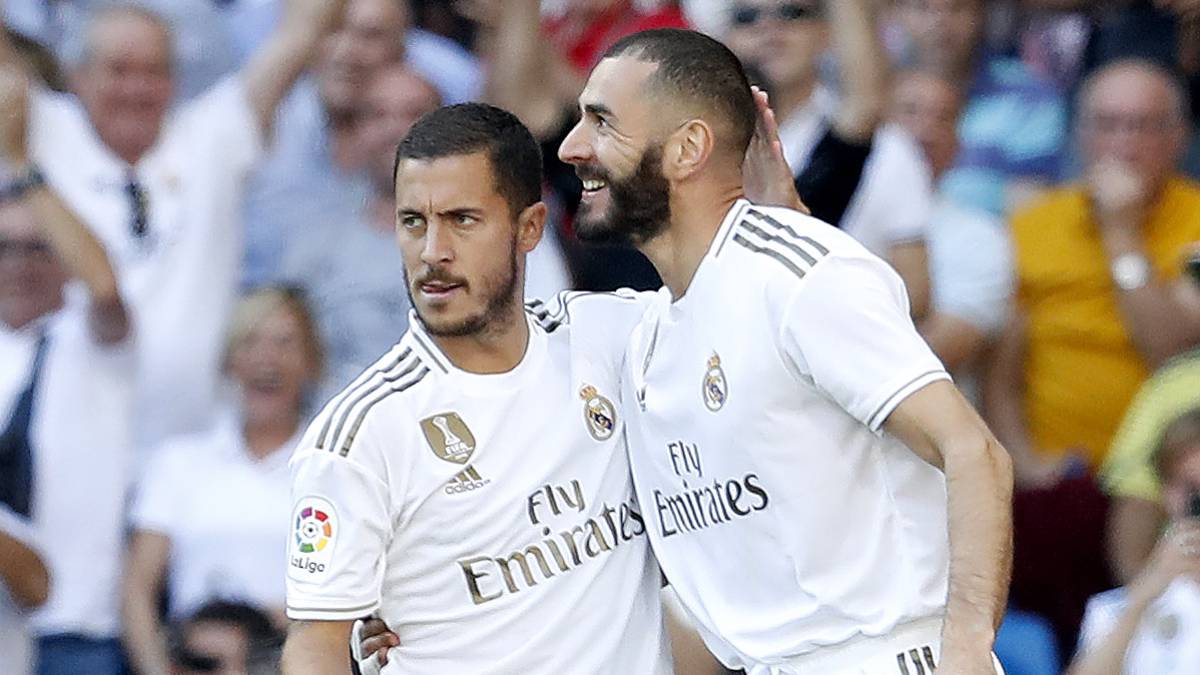 Real Madrid Benzema Hazard Los Duenos Del Area Del Real Madrid As Com