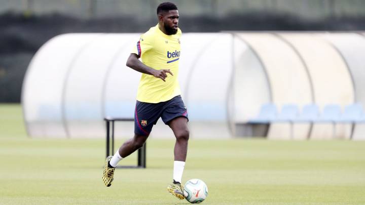El Calvario De Umtiti Recae De Su Lesion En La Rodilla Izquierda Y Dice Casi Adios A La Temporada As Com