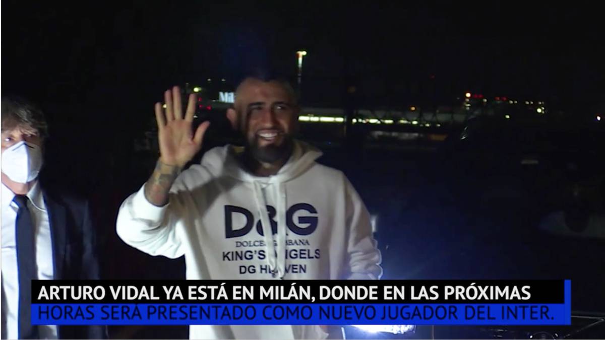 Vidal ya está en Milán para fichar por el Inter - AS.com