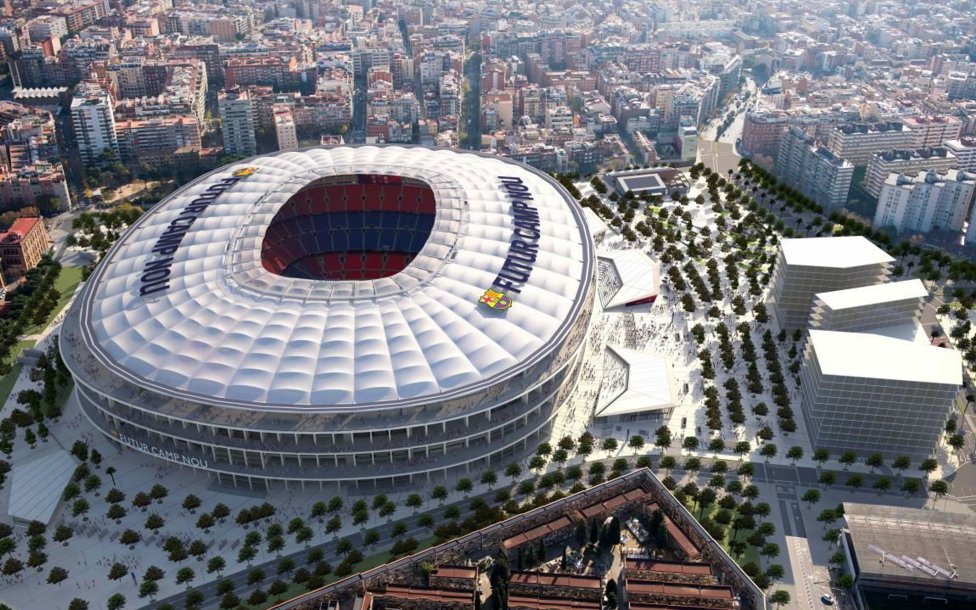 Así será el nuevo Camp Nou tras la remodelación - AS.com