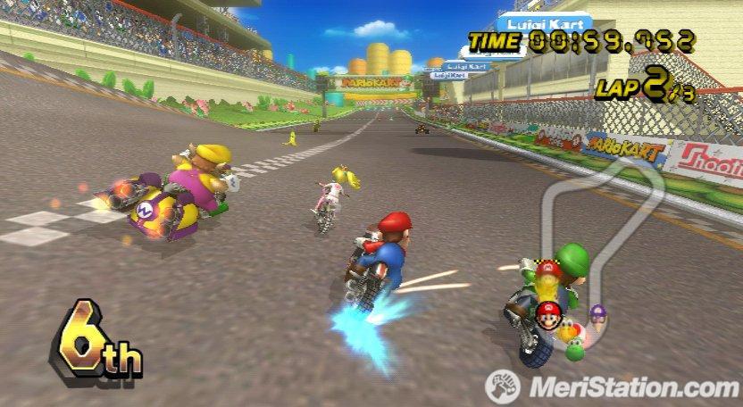 nintendo wii super mario kart