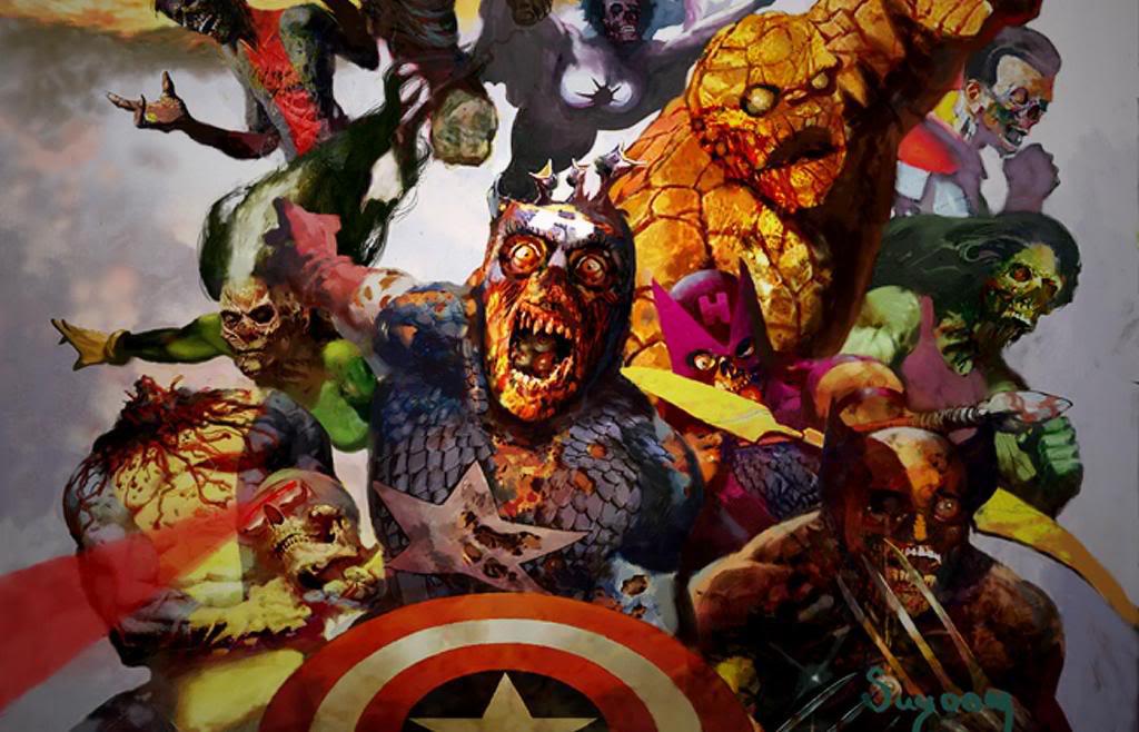 figuras de marvel zombies