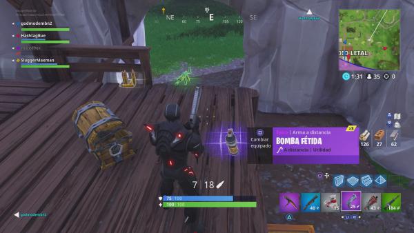 Fortnite Battle Royale: Cómo usar la bomba fétida - MeriStation