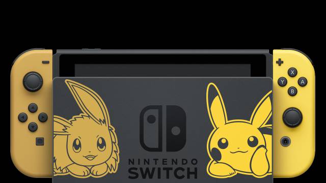 consola nintendo switch let's go pikachu