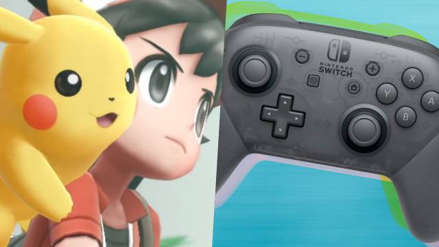 can you use a pro controller for let's go pikachu