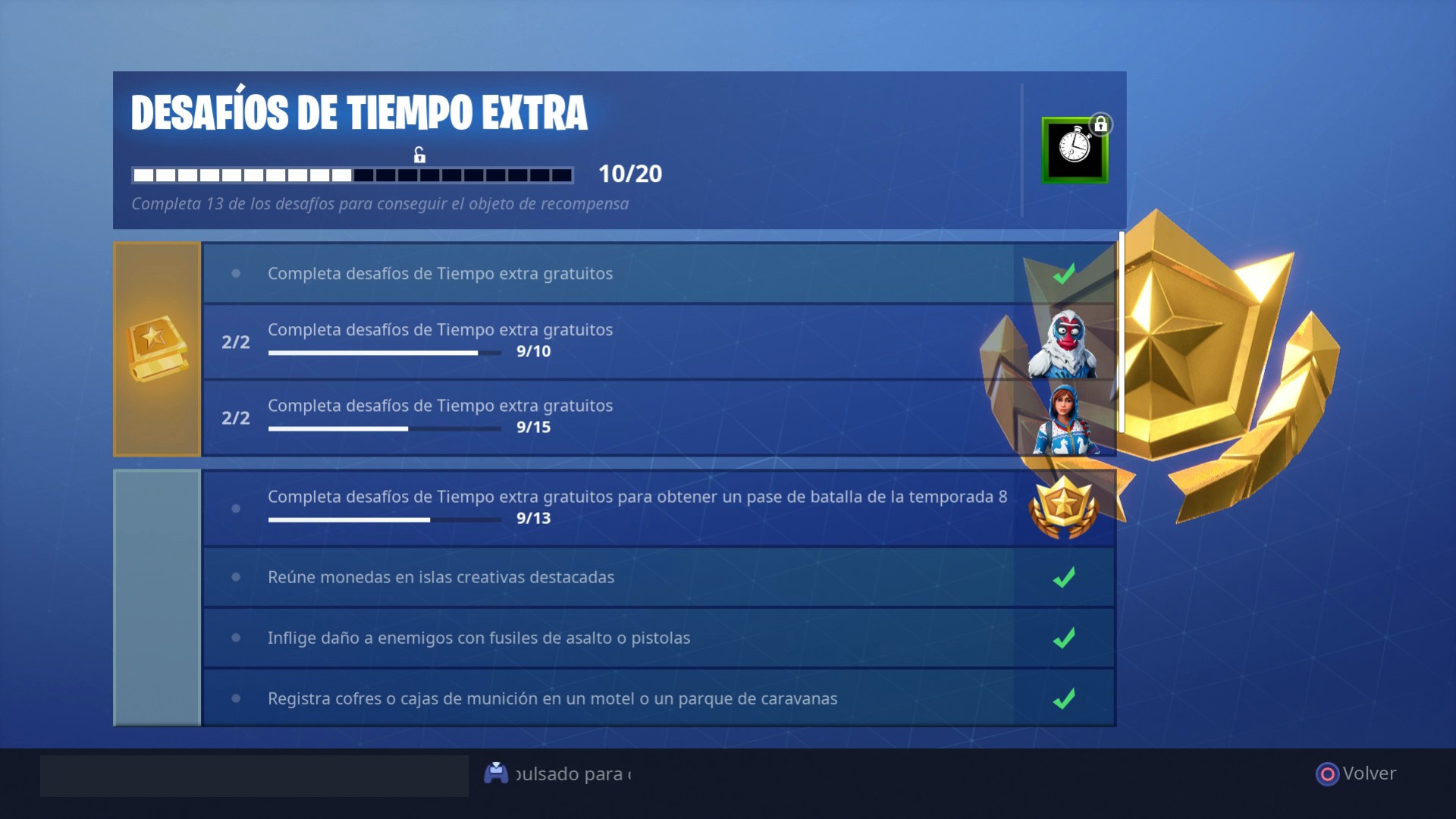 Desafios De Tiempo Extra Fortnite Capitulo 2 Fortnite Guia Desafios De Tiempo Extra Meristation