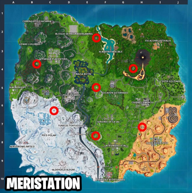 Campamentos De Piratas Mapa Fortnite Donde Estan Los Campamentos Piratas En Fortnite Meristation