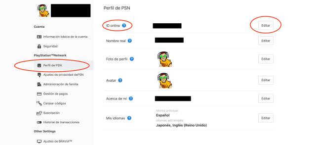 Como Cambiar Tu Nombre En Psn Desde Ps4 O Tu Movil Meristation