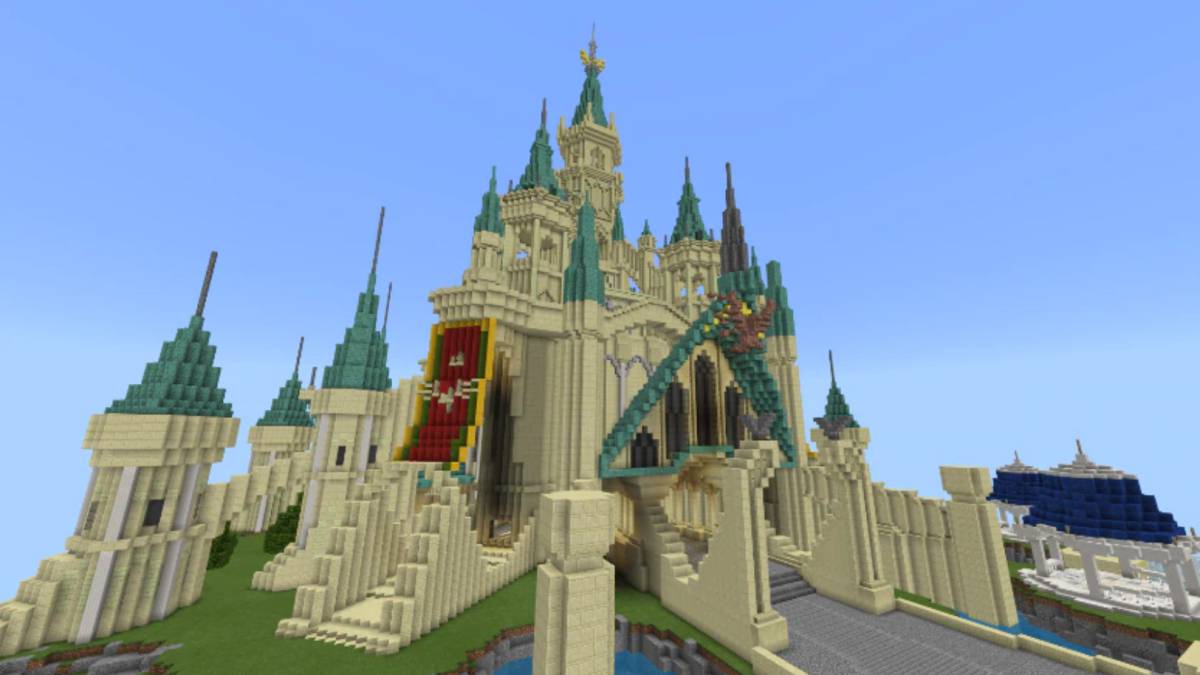 Recrean El Castillo De Hyrule Breath Of The Wild En Minecraft Meristation