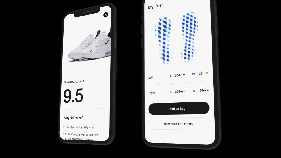 salami Subordinar Giro de vuelta Medirte el pie con el móvil para acertar con la talla, la nueva función de  la app Nike - AS.com