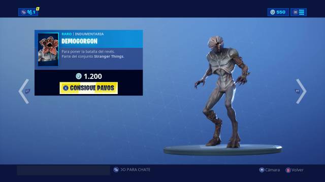 Fortnite Demogorgon Skin Fortnite Ya Disponibles Las Skins De Demogorgon Y Jefe Hopper De Stranger Things Meristation