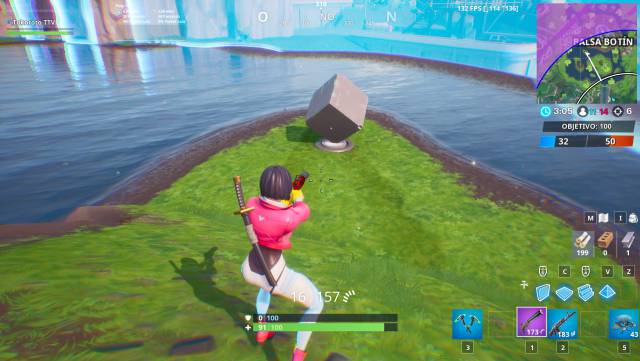 Estatua Del Cubo En Fortnite Desafio De Fortnite Donde Estan Los Monumentos Al Cubo Meristation