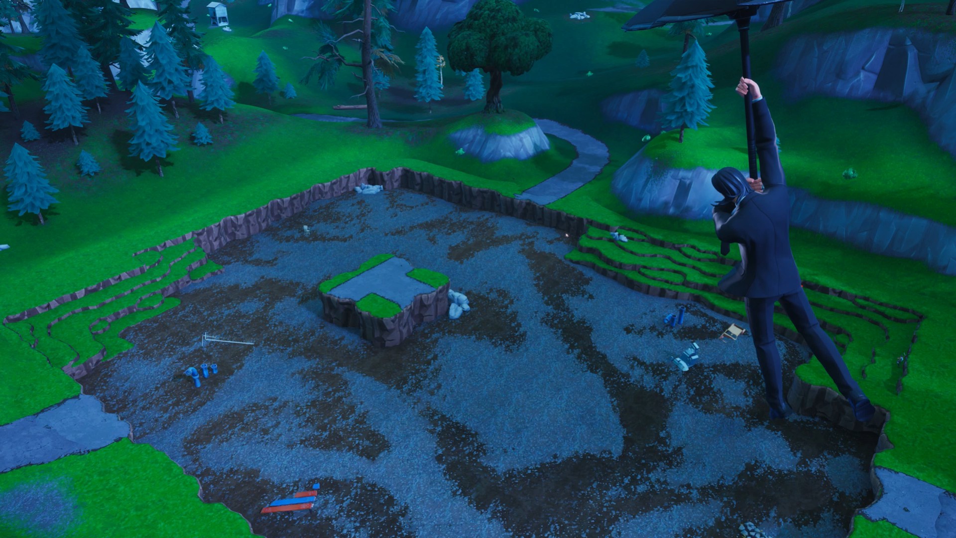 Estadio De Fortnite Mapa Del Juego Temporada X Fortnite El Campo De Futbol Es Destruido Y En El Aparecen Consumibles Corrompidos Meristation