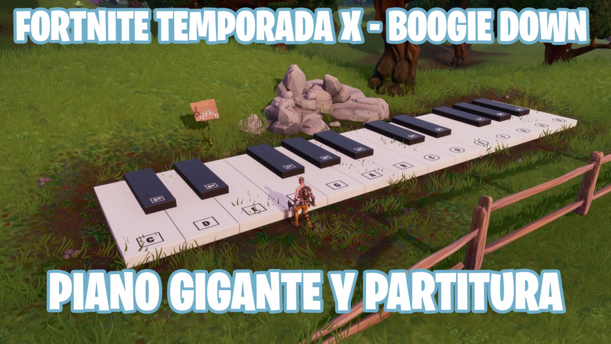 Piano Stage 2 Fortnite Desafio De Fortnite Donde Esta El Piano Enorme Y Como Tocar Su Partitura Meristation