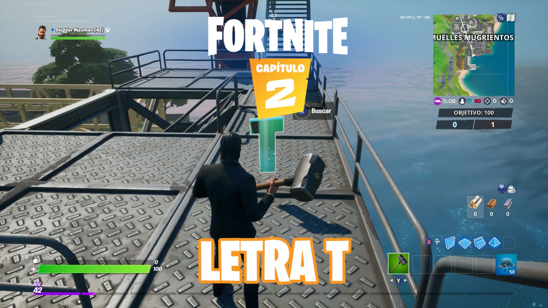 Desafío De Fortnite Dónde Buscar La Letra T Escondida