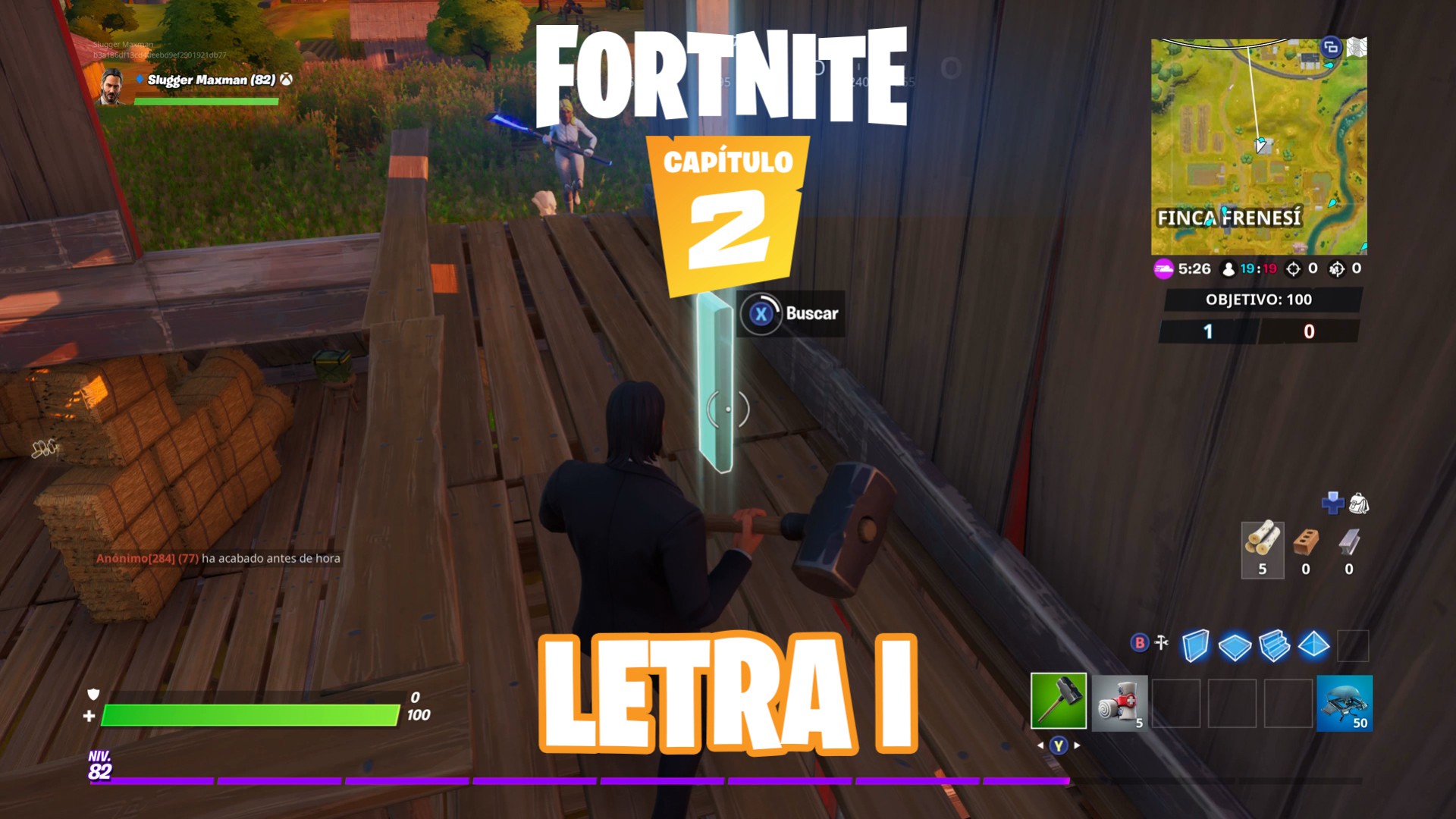 Desafío De Fortnite Dónde Buscar La Letra I Escondida