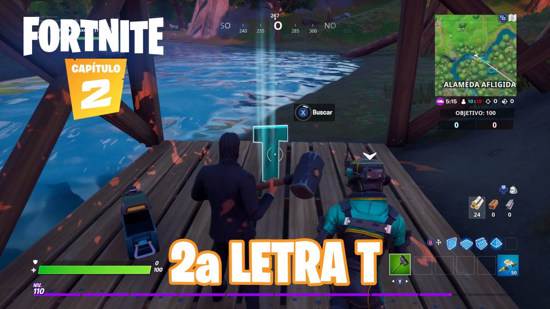 Fortnite Com 2a Desafio De Fortnite Donde Buscar La Segunda Letra T Escondida Meristation