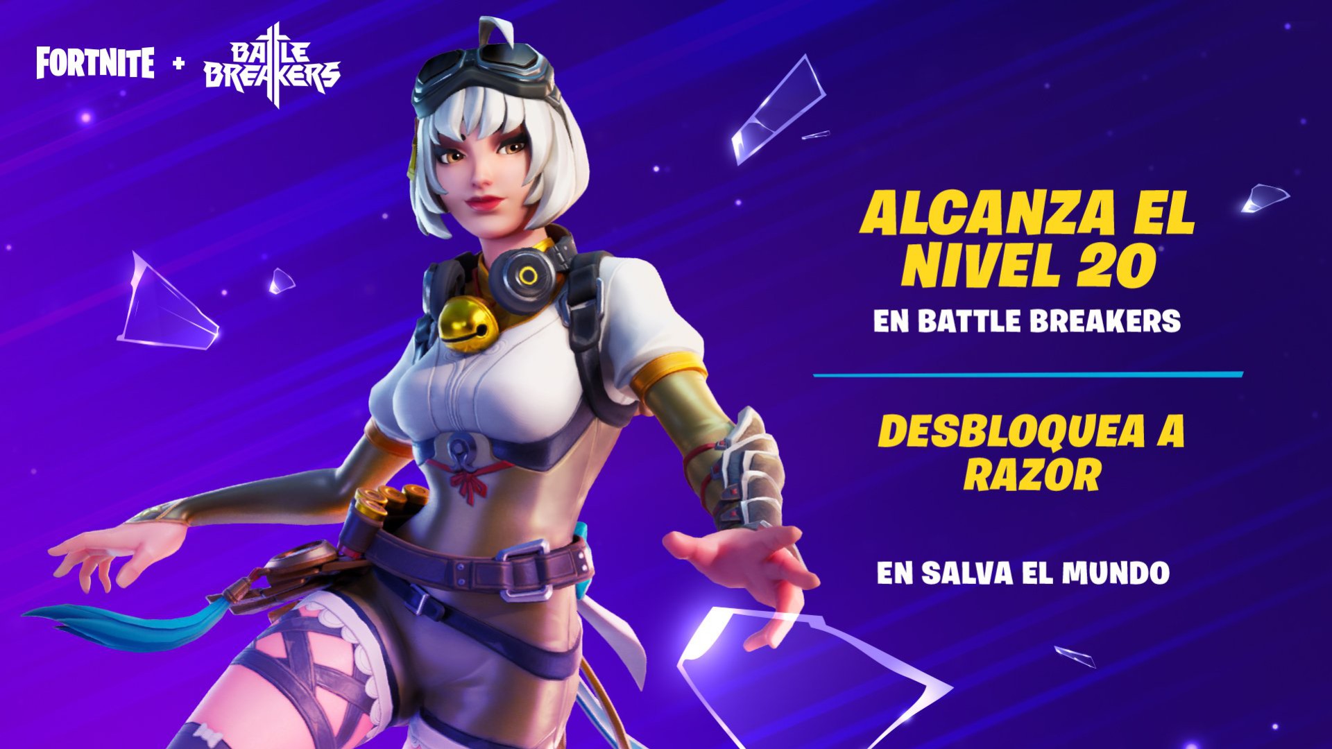 How To Get The Razor Skin In Fortnite Fortnite Como Conseguir Gratis La Skin Razor De Battle Breakers Meristation