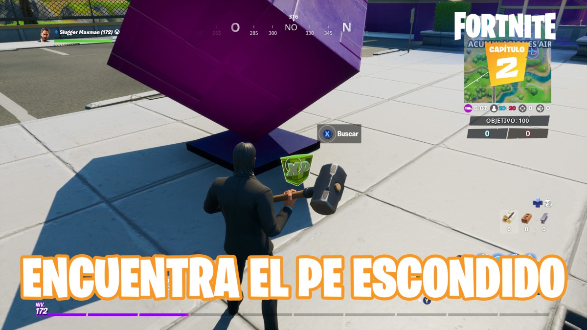 How To Play With Xbox On Fortnite On Pe Desafio De Fortnite Donde Esta El Pe Escondido En Caos En Ascenso Meristation