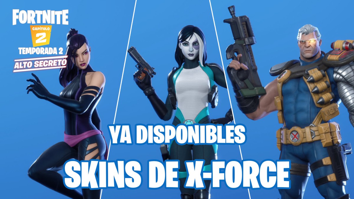 Fortnite Skins De X Force Ya Disponibles Cable Psylocke Y Domino Meristation