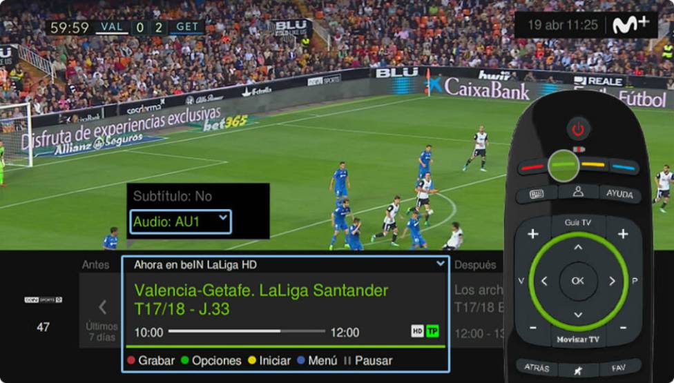 Regularidad Fragua Loza de barro La Liga: Cómo cambiar el audio de los partidos en la TV: narradores,  virtual o radio - AS.com
