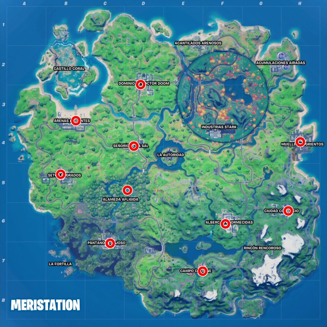 Mapa De Los Bizcochos De Fortnite Desafio De Fortnite Donde Estan Los Pasteles De Cumpleanos 2020 Meristation