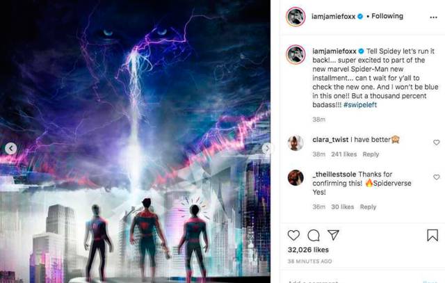 Spider-Man 3: Jamie Foxx confirma su nuevo Electro y publica una imagen con 3  Spider-Man - MeriStation