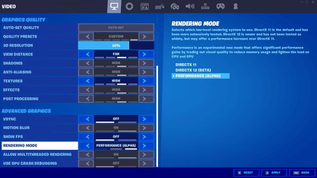 Fortnite Alpha Switch Fortnite Asi Es Su Nuevo Modo Rendimiento Para Equipos De Gama Baja Meristation