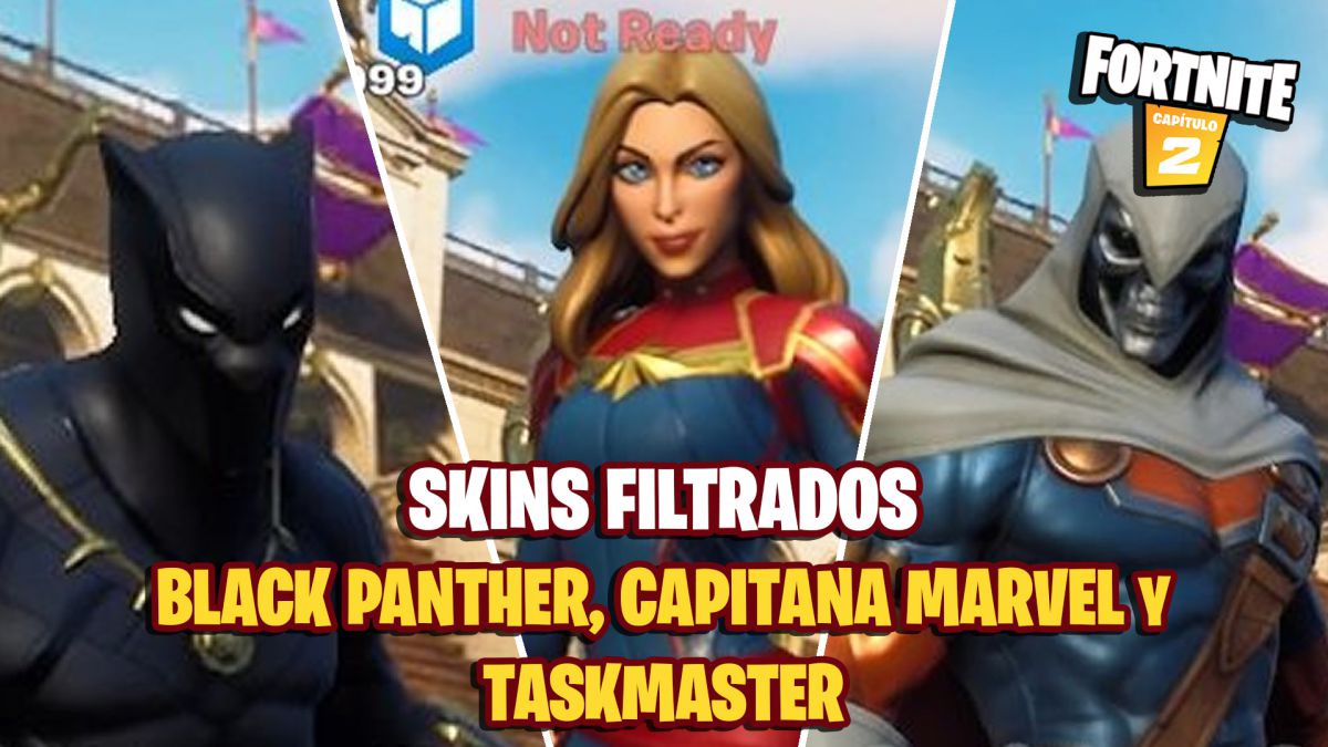 Fortnite Leaked Skins Marvel Fortnite Filtrados Skins De Black Panther Capitana Marvel Y Taskmaster Meristation