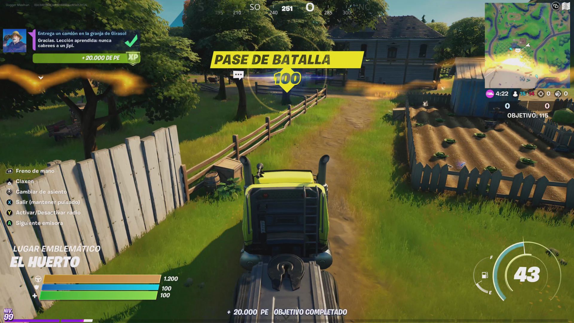 Donde Esta La Granja De Girasol Para Entregar Un Camion En Fortnite Temporada 5 Meristation