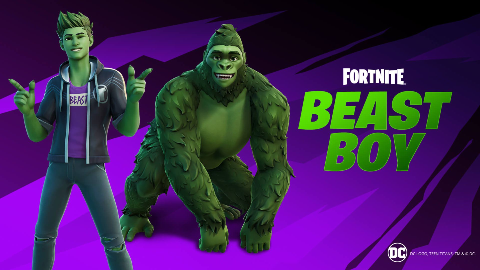 Fortnite Green Cyborg Fortnite El Skin Beast Boy De Los Teen Titans Llegara Al Juego Meristation