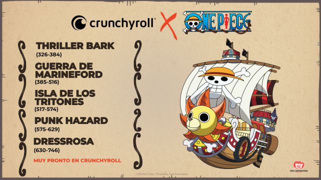 One Piece Estrenara En Espana Mas Episodios Con Subtitulos En Crunchyroll Meristation