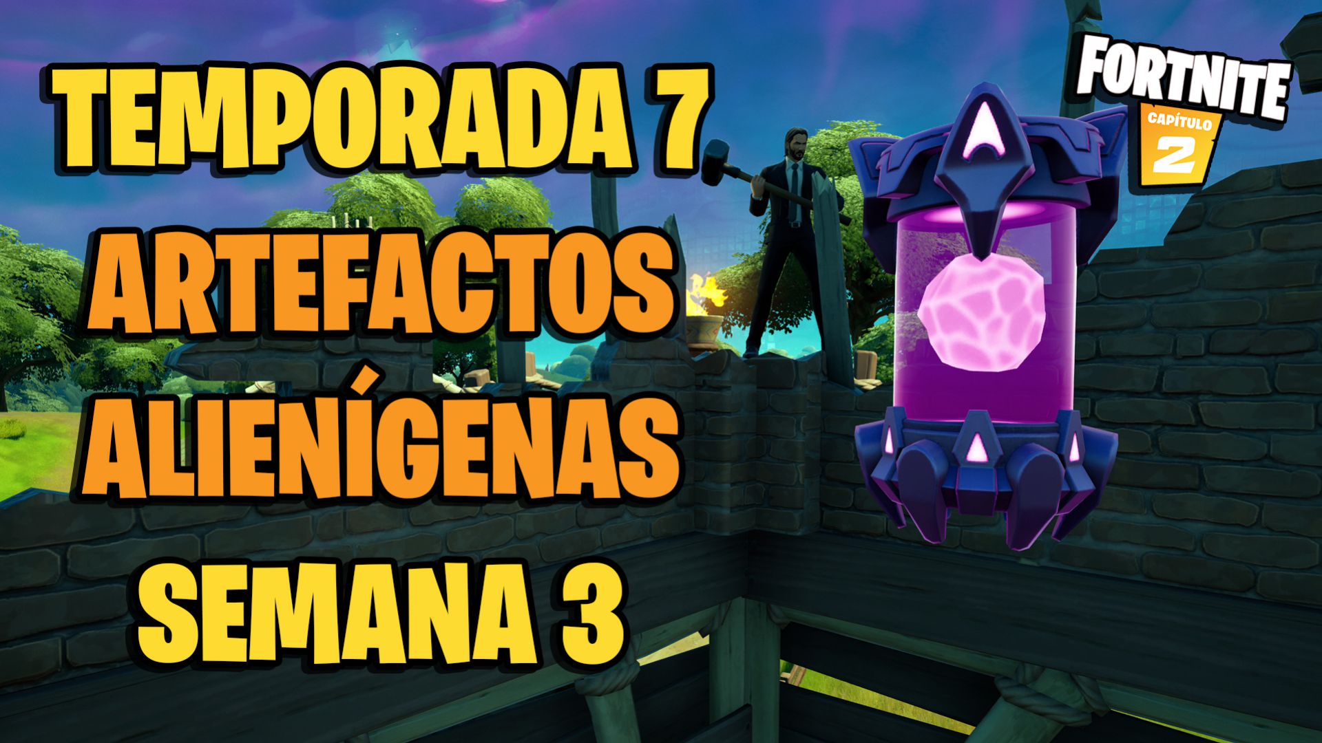 Ubicaciones De Artefactos Alienigenas Fortnite Fortnite Artefactos Alienigenas De La Semana 3 De La Temporada 7 Meristation