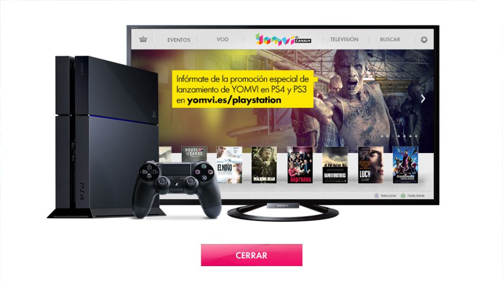 oro Incomparable Dónde PlayStation y CANAL+ lanzan la app de YOMVI para PS4 - AS.com