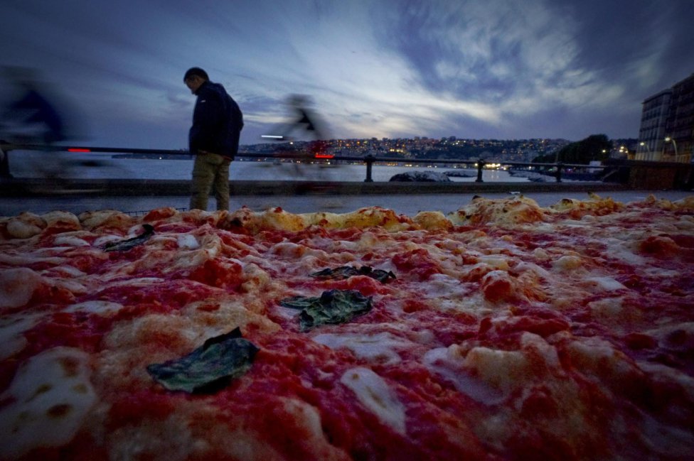 Record Guinness Asi Lograron La Pizza Mas Grande Del Mundo Con Casi 2km De Largo As Com