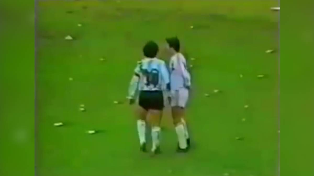 Vídeo | Aquel célebre marcaje a Maradona durante 90 minutos