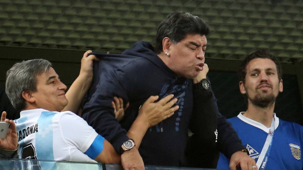 Video Fifa Sobre Gestos De Maradona Esperamos Que Todos Se Comporten Con Respeto As Com